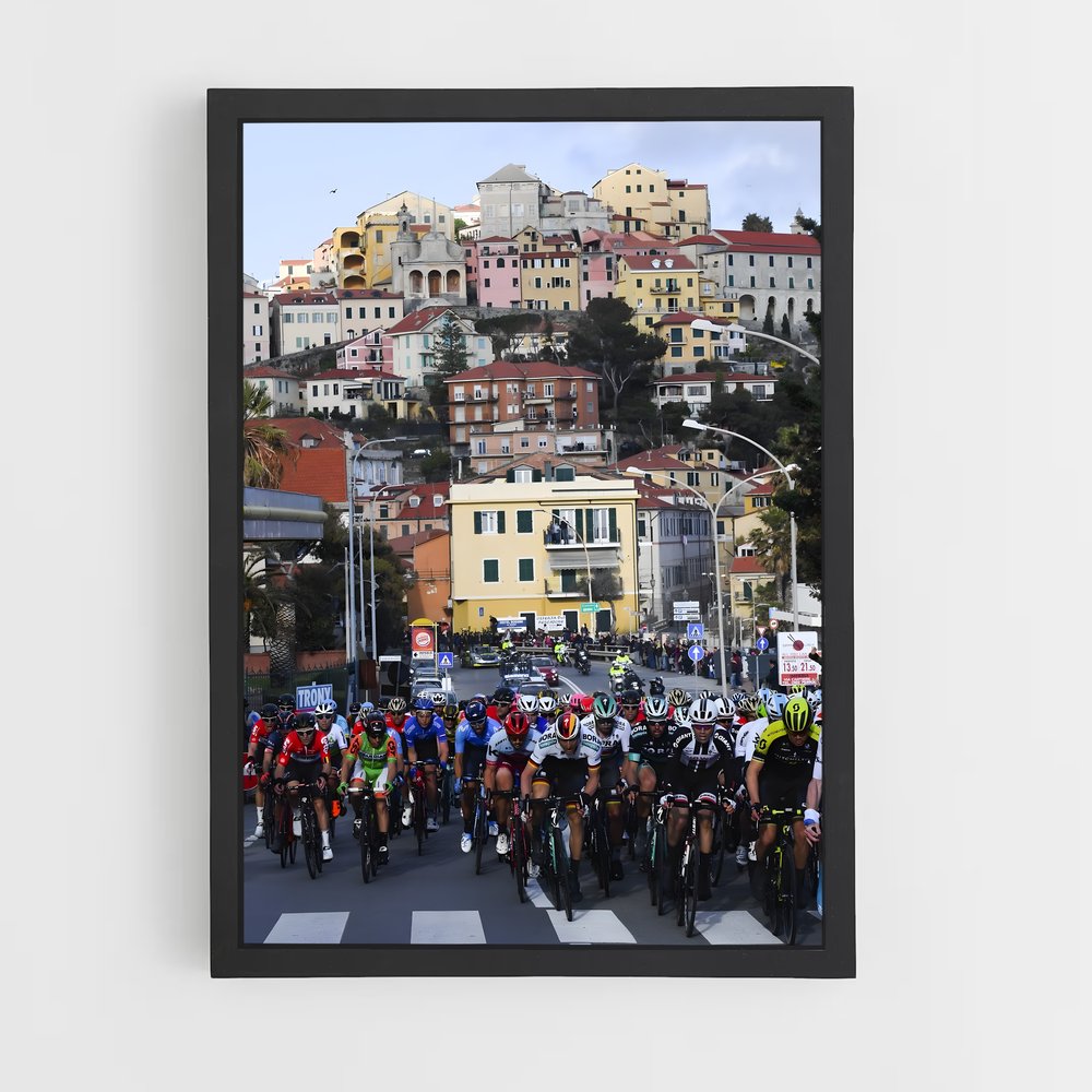 Poster Peloton Passion – affiche Cyclisme (vue 2)